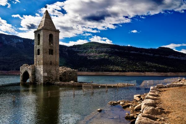 Foto del embalse de Sau