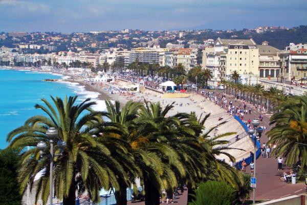 Böschung Croisette Foto