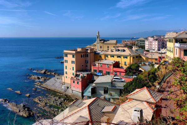 Panoramafoto von Genua