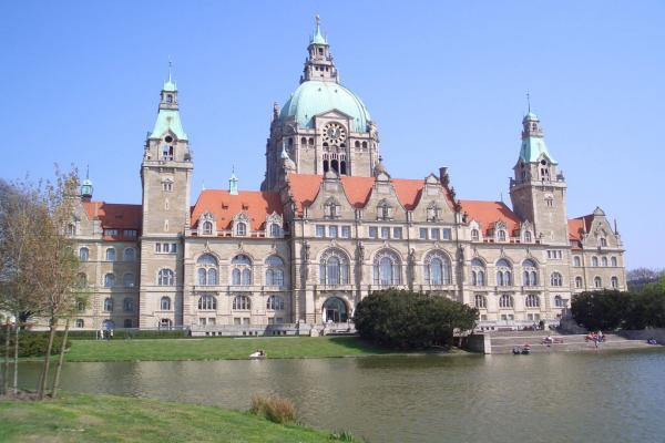 Panoramische foto van Hannover