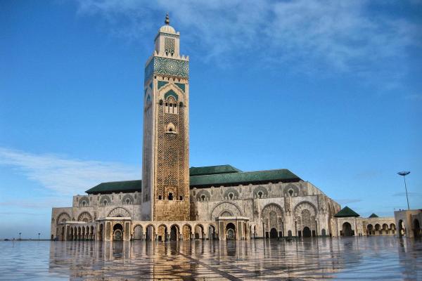 Foto der Hassan II Moschee