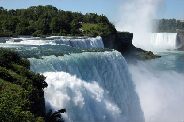 Foto delle cascate del Niagara