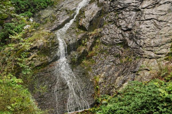 Foto della cascata di Ustinsky