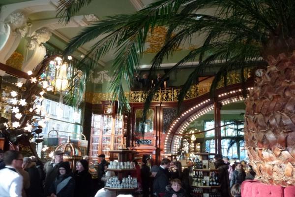 Coffee shop at the store of Merchants Eliseev photo