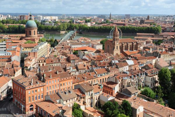 Foto panorámica de Toulouse