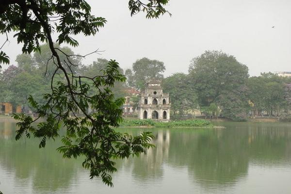 Foto del lago Hoan Kiem