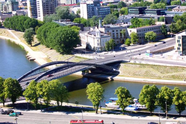 Photo panoramique de Vilnius