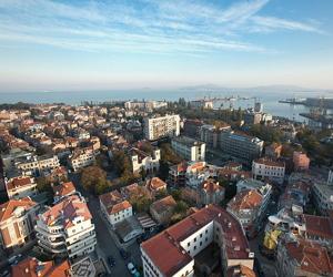 Burgas panoramische foto