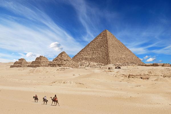 Foto de las pirámides de Giza