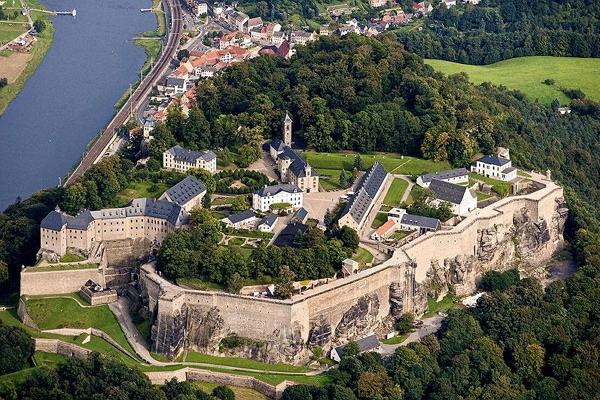 Foto della fortezza di Königstein