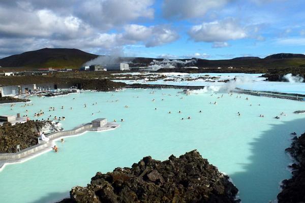 Photo de la station thermale «Blue Lagoon»