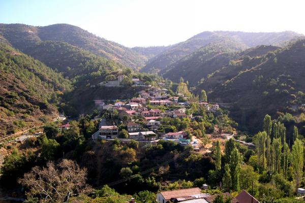 Foto delle montagne di Troodos