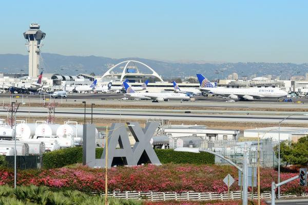 Foto van de luchthaven van Los Angeles
