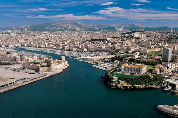 Foto panoramica di Marsiglia