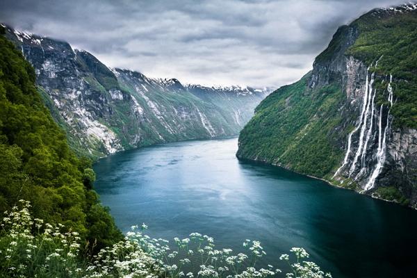 Geiranger fjord foto