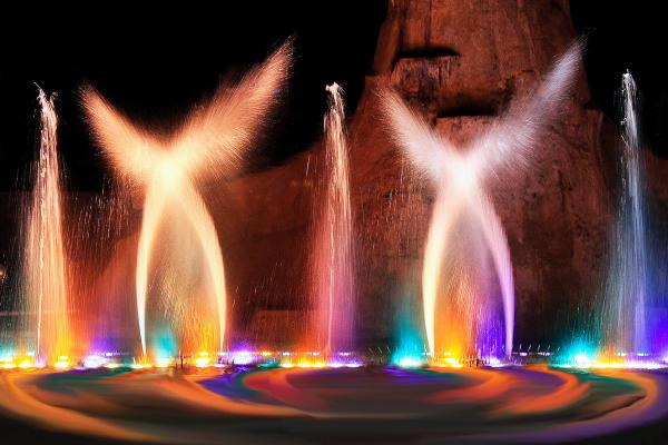 Dancing fountains photo