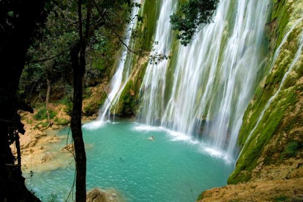 Waterfalls Ocean Blue & Sand photo