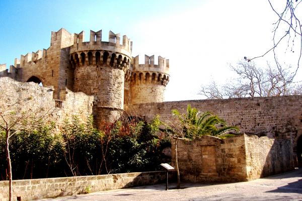 Foto der Festung von Rhodos