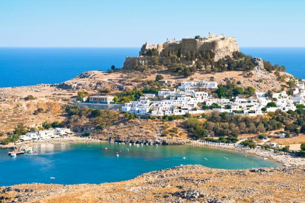 Panoramische foto van Rhodos