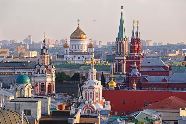 Moscow panoramic photo