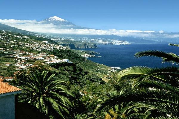 Foto panorámica de Tenerife