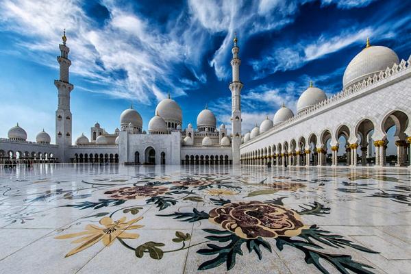 Foto della moschea di Sheikh Zayed