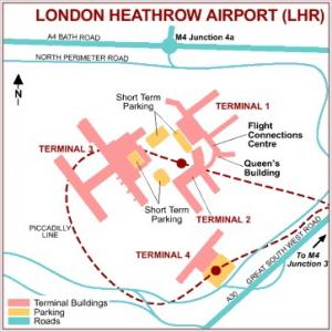 Esquema del aeropuerto de Heathrow