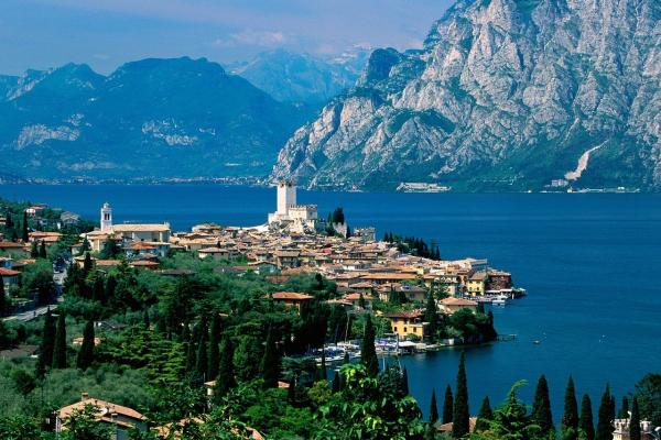 Foto del lago de Garda