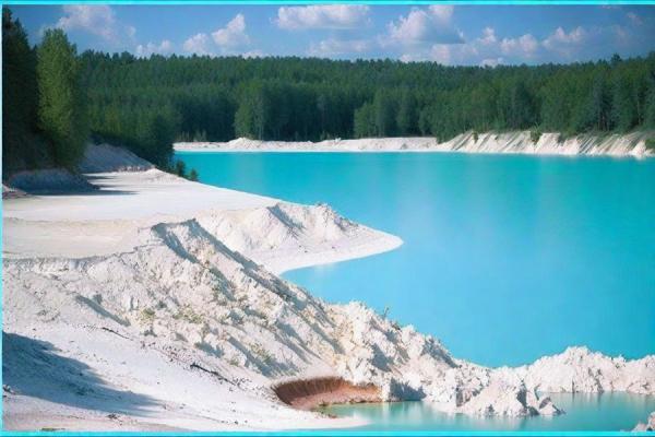 Kaolin quarry photo