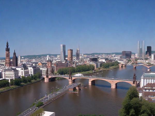 Frankfurt am Main panoramic photo