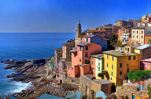 Genoa panoramic photo