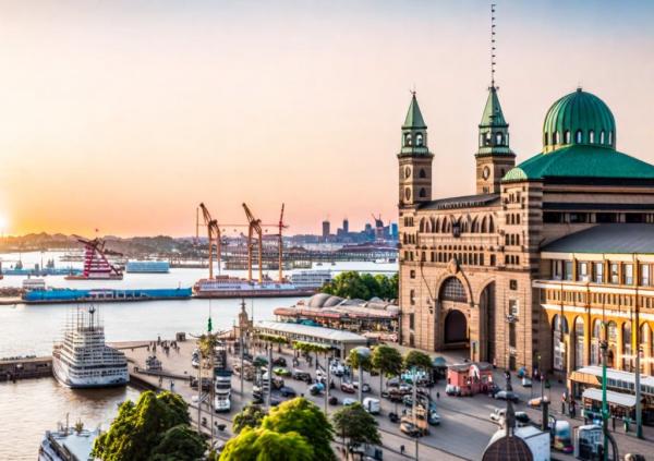 Hamburg panoramic photo