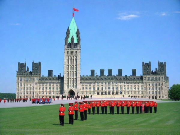 Parliament Hill in Ottawa photo