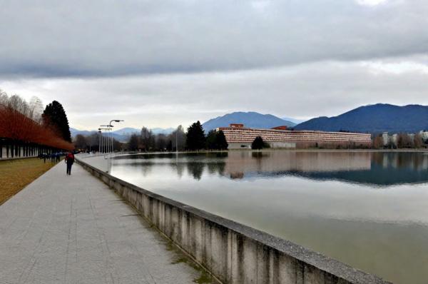 Big park in Tirana photo