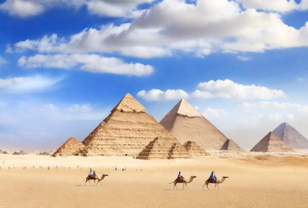 Giza Pyramids photo