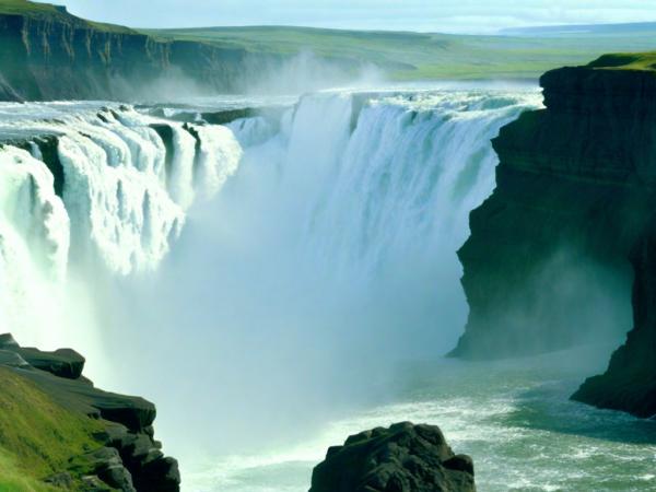 Gudlfoss waterfall photo