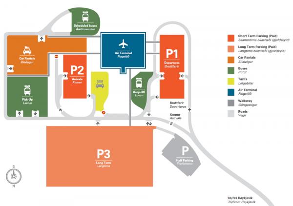 Keflavik International Airport scheme