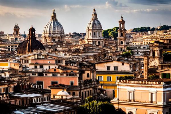 Rome panoramic photo