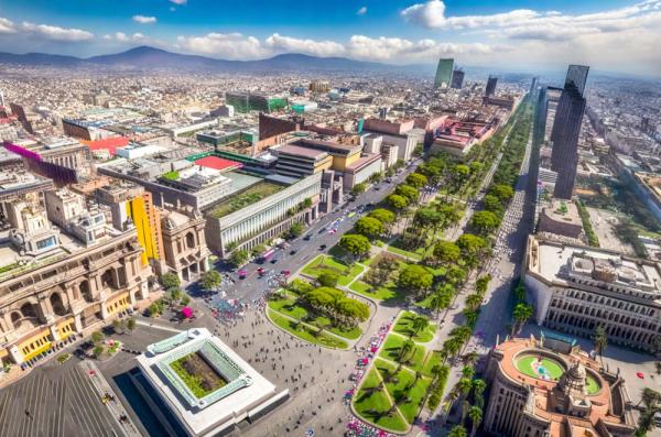 Mexico City panoramic photo