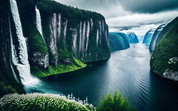 Geiranger fjord photo