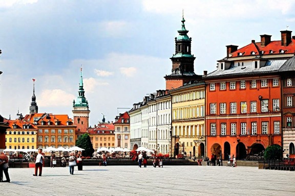 Warsaw panoramic photo