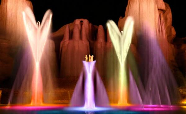 Dancing fountains photo