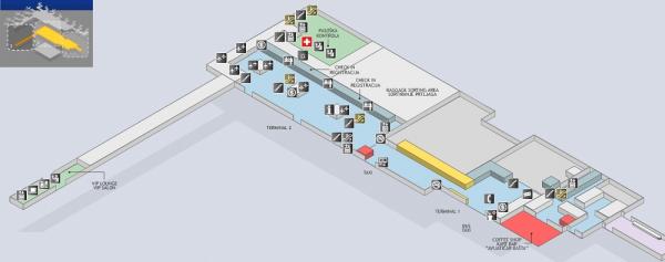 Belgrade Nikola Tesla International Airport scheme