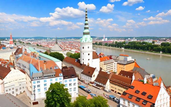 Bratislava panoramic photo